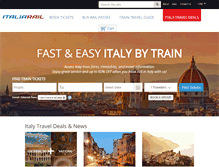 Tablet Screenshot of italiarail.com